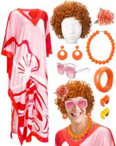 Conjunto de Disfraz de Casera Velmitten con Vestido Caftán y Accesorios Conjunto de Disfraz de Casera Velmitten con Vestido Caftán y Accesorios