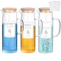 Conjunto de dispensador de detergente para roupa KitHero Easy Pour 1500mL 3Pk