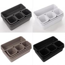 Conjunto de divisórias Gaveta 8 em1 Organizador