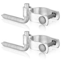 Conjunto de dobradiças Farm Gate MorningRo zincado Ajustável Conjunto de dobradiças Farm Gate MorningRo zincado Ajustável