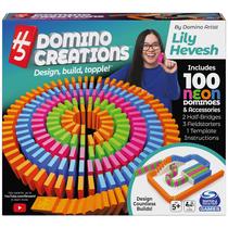 Conjunto de dominó Spin Master Games H5 Domino Creations de 100 peças