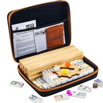 Conjunto de dominós Bucher&Rossini Domino Double 12 com 4 prateleiras Conjunto de dominós Bucher&Rossini Domino Double 12 com 4 prateleiras