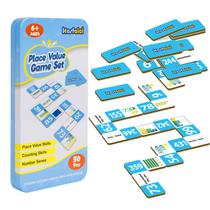 Conjunto de dominós Place Value Kasfalci Kasfalci Math Learning Game Kids
