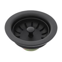 Conjunto de drenagem de pia de cozinha Danco 11090 Matte Black 9cm Conjunto de drenagem de pia de cozinha Danco 11090 Matte Black 9cm