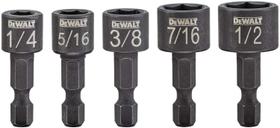 Conjunto de Drivers de Nozes DEWALT DWAIND-5 Compact - 5 Peças