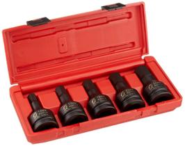 Conjunto de drivers Impact Hex Sunex Tools 4507 3/4" Drive de 5 peças
