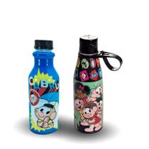 Conjunto de duas garrafinha turma da Mônica infantil água - Plasútil
