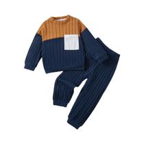 Conjunto De Duas Peças Para Meninos Primavera-Outono, Moletom De Manga Longa E Calças Casuais, Roupa Conjunto De Duas Peças Para Meninos Primavera-Outono, Moletom De Manga Longa E Calças Casuais, Roupa