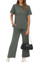 Conjunto de duas peças XIEERDUO: roupas casuais de verão para mulheres