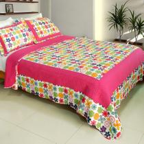 Conjunto de edredões Blancho Bedding Full/Queen Algodão 3 peças Conjunto de edredões Blancho Bedding Full/Queen Algodão 3 peças