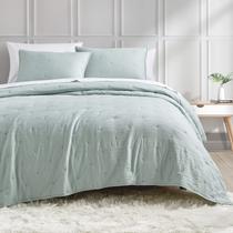 Conjunto de edredões BOURINA Boridery, 3 peças, tamanho grande, Queen Aqua