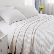 Conjunto de edredões DAWNDIOR Max Oversized California King Ivory