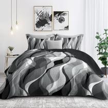 Conjunto de edredões de cama Weesire Classic Line Queen com 2 capas