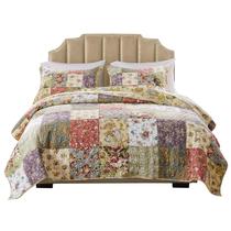Conjunto de edredões Greenland Home Blooming Prairie 100% algodão twin/GG Conjunto de edredões Greenland Home Blooming Prairie 100% algodão twin/GG