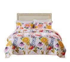 Conjunto de edredões Greenland Home Watercolor Dream de 3 peças King/Cal King Conjunto de edredões Greenland Home Watercolor Dream de 3 peças King/Cal King