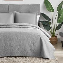 Conjunto de edredões Hansleep Grey Damask Ultrasonic Queen Size Conjunto de edredões Hansleep Grey Damask Ultrasonic Queen Size