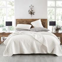 Conjunto de edredões HORIMOTE HOME King Size, lavado em pedra, branco creme