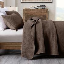Conjunto de edredões HORIMOTE HOME Twin Size Chocolate Microfiber Conjunto de edredões HORIMOTE HOME Twin Size Chocolate Microfiber