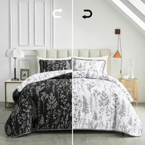 Conjunto de edredões Joyreap Full/Queen com 1 edredão e 2 fronhas Conjunto de edredões Joyreap Full/Queen com 1 edredão e 2 fronhas