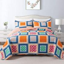 Conjunto de edredões King HoneiLife 270 x 244 cm, 3 peças, leve Conjunto de edredões King HoneiLife 270 x 244 cm, 3 peças, leve