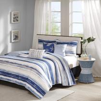 Conjunto de edredões Madison Park Cottage Coastal Design 6 peças King Conjunto de edredões Madison Park Cottage Coastal Design 6 peças King