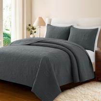 Conjunto de edredões Safonory Full/Queen Size, microfibra de verão, 3 peças
