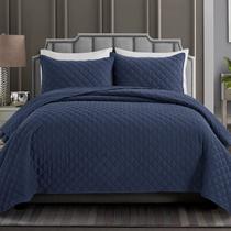 Conjunto de edredões Safonory King Size (270 x 240 cm) - Summer Soft Navy