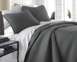 Conjunto de edredões Southshore Fine Living Oversize King Grey com 2 capas Conjunto de edredões Southshore Fine Living Oversize King Grey com 2 capas