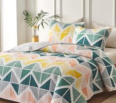 Conjunto de edredões UOZZI BEDDING Summer, 3 peças, reversível, tamanho duplo