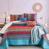 Conjunto de edredões WONGS BEDDING Bohemian King Size com 2 fronhas Conjunto de edredões WONGS BEDDING Bohemian King Size com 2 fronhas