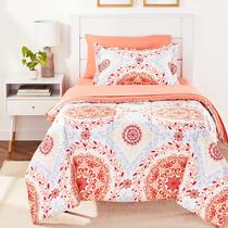 Conjunto de edredom Amazon Basics Micromink Sherpa 5 peças Twin