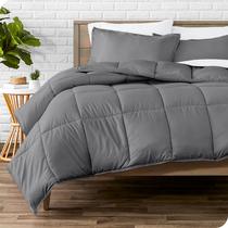Conjunto de edredom Bare Home Queen Size, cinza ultramacio Conjunto de edredom Bare Home Queen Size, cinza ultramacio