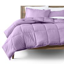 Conjunto de edredom Bare Home Queen Ultra-Soft Lavender Série 1800
