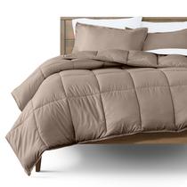 Conjunto de edredom Bare Home Twin/Twin Extra Long Taupe