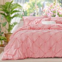 Conjunto de edredom BEDELITE Pink Twin com 1 fronha de 68 x 88 polegadas Conjunto de edredom BEDELITE Pink Twin com 1 fronha de 68 x 88 polegadas