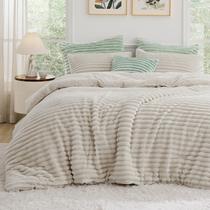 Conjunto de Edredom Bedsure Fluffy Queen 3 Peças - com 2 Fronhas
