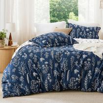 Conjunto de Edredom Bedsure Queen Navy - 1 Edredom e 2 Fronhas