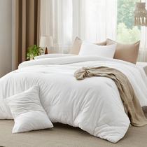 Conjunto de Edredom Bedsure Queen Size - Algodão com Enchimento de Microfibra