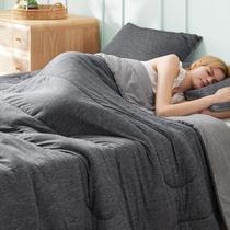 Conjunto de Edredom Bedsure Queen Size Cinza Escuro - 3 Peças