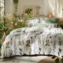 Conjunto de Edredom Bedsure Queen Size - Estampa Floral