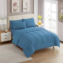 Conjunto de Edredom California King Sweet Home Collection - Design Denim