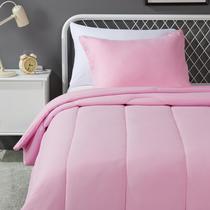 Conjunto de edredom e travesseiro Amazon Basics Microfiber Kids