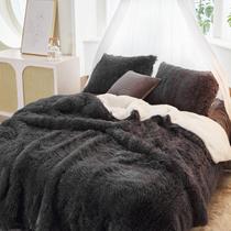 Conjunto de edredom Flysheep Luxury Faux Fur Full/Queen Size