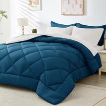 Conjunto de edredom HEVUMYI Teal Blue & Ivory Queen de 7 peças Conjunto de edredom HEVUMYI Teal Blue & Ivory Queen de 7 peças