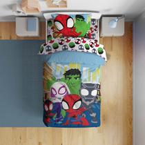 Conjunto de Edredom Infantil Sunny Side Up Marvel Spidey & Friends