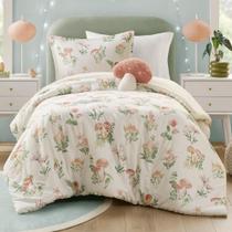 Conjunto de edredom Intelligent Design Gwen Twin Green 3 peças Conjunto de edredom Intelligent Design Gwen Twin Green 3 peças