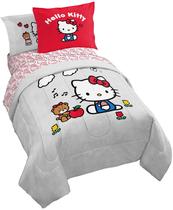 Conjunto de edredom Jay Franco Sanrio Hello Kitty em tamanho real