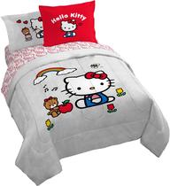 Conjunto de edredom Jay Franco Sanrio Hello Kitty Queen Size