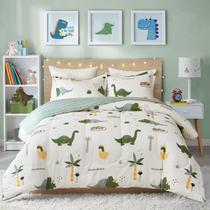 Conjunto de edredom Joyreap Dinosaur Kids Cotton Full/Queen Conjunto de edredom Joyreap Dinosaur Kids Cotton Full/Queen