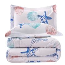 Conjunto de edredom JSD Beach Theme Kids Twin Size com fronha